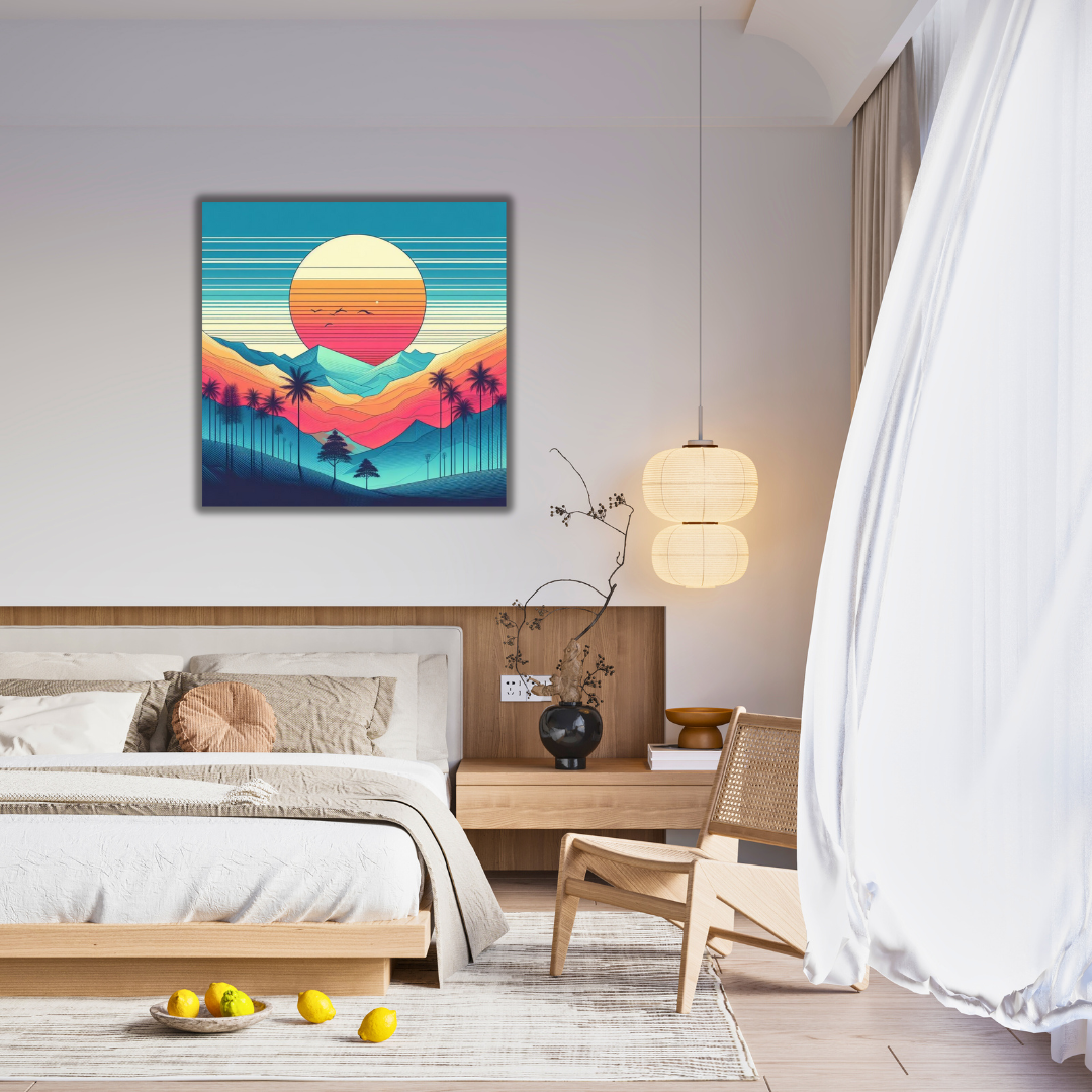 Tableau Abstrait au Maroc Couleur et Modernité