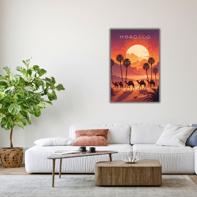 tableau décoratif sahara marocain