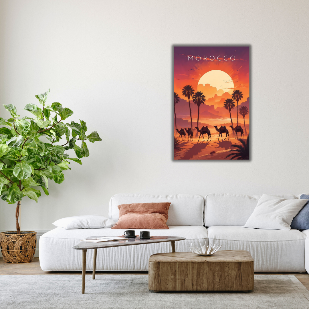 tableau décoratif sahara marocain