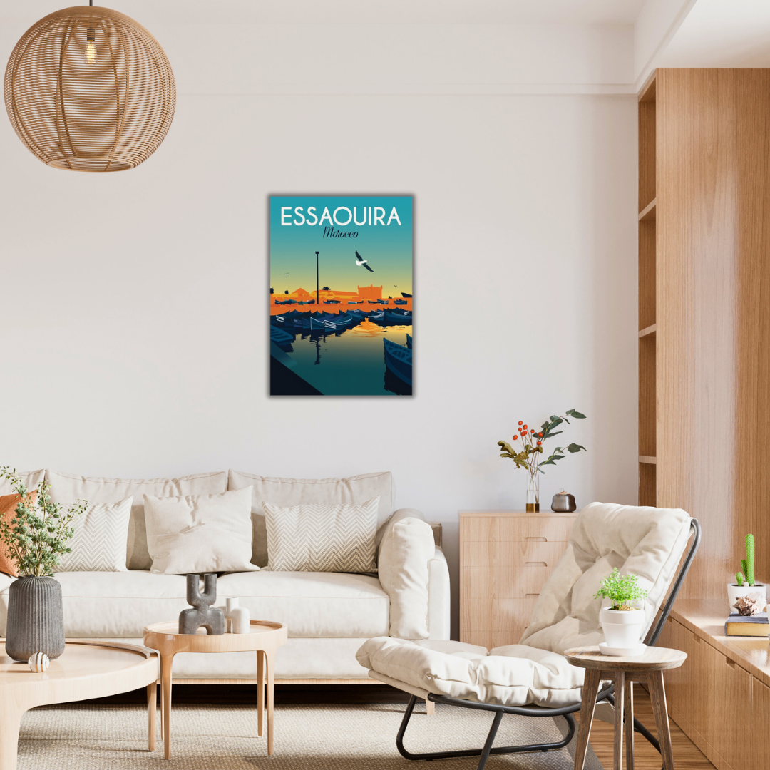 Tableau coucher de soleil Maroc – Un jeu de lumière et de contraste