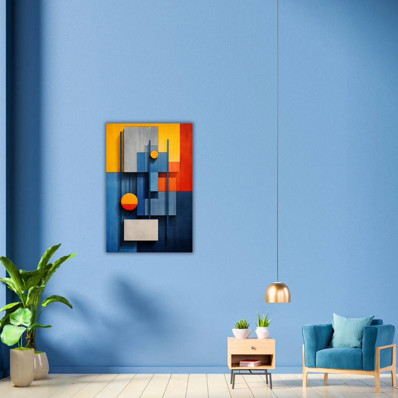 Tableau Moderne pour Salon : Élégance et audace