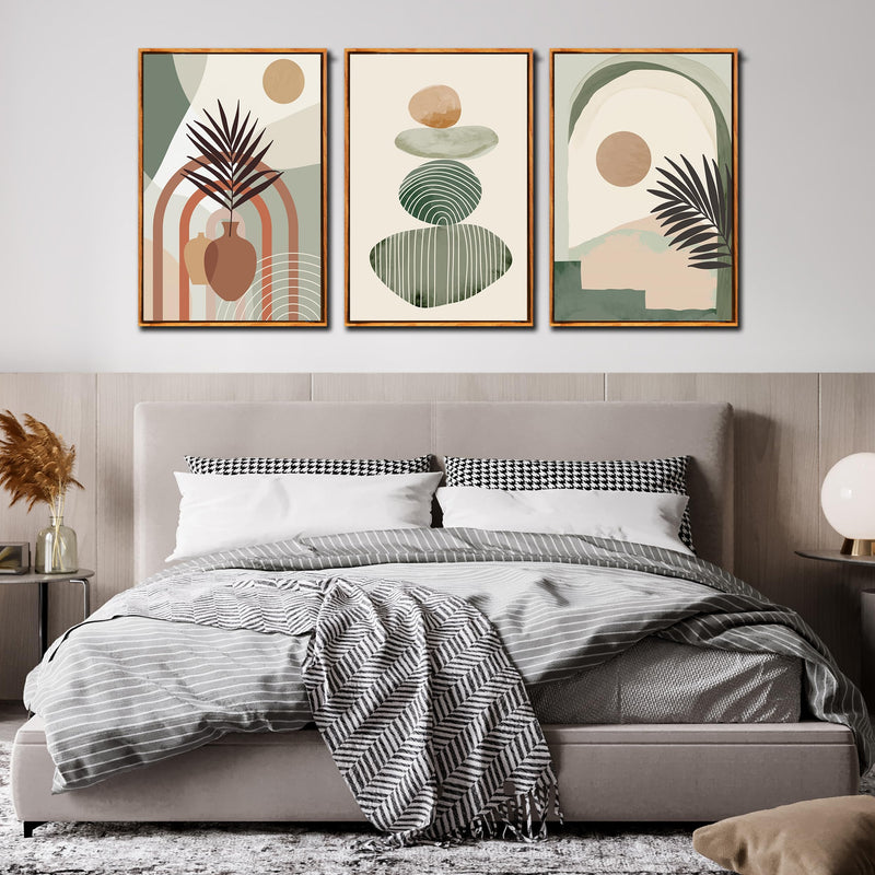 ambiance chaleureuse avec tableaux décoratifs dans salon marocain