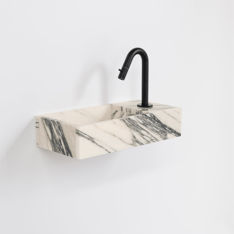 Vasque en Marbre et Lavabo Design pour Salle de Bain