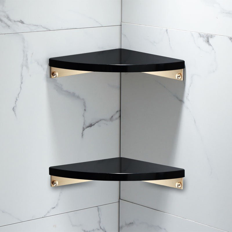 Étagère noir maroc pour salle de bain
