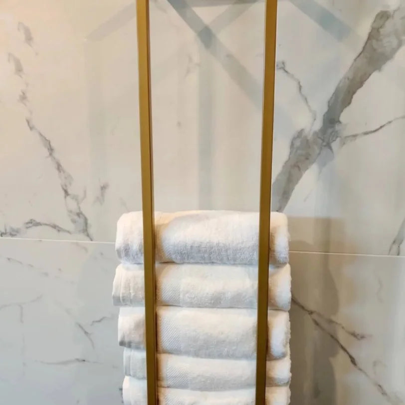 Porte-serviettes de salle de bain métal 