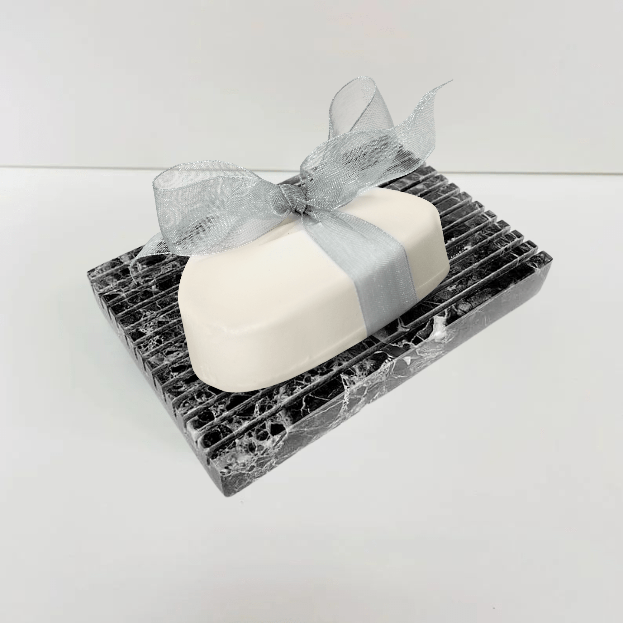 Porte savon marbre pour accessoire salle de bain 