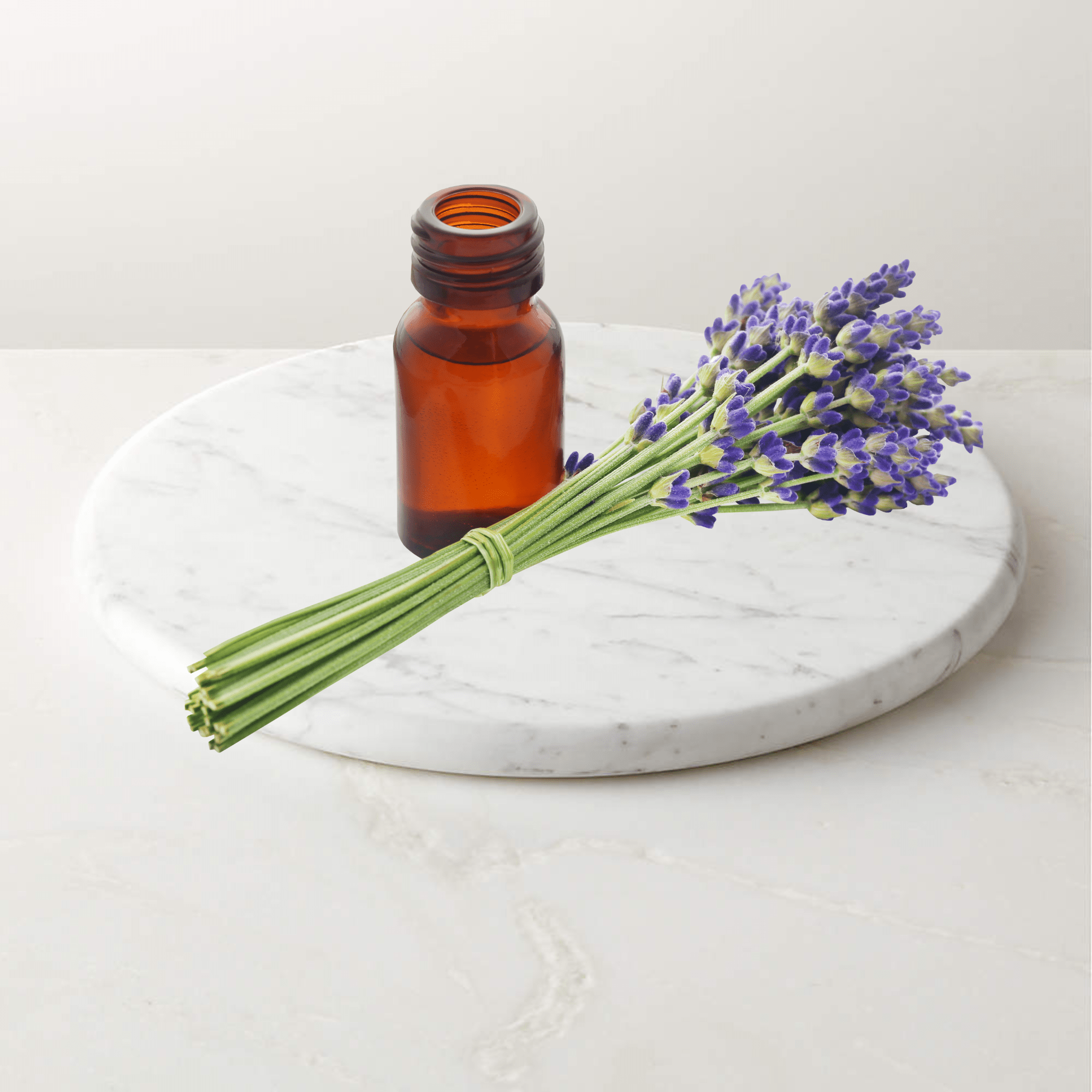 Plateau rond en marbre blanc pour decorer votre salle de bain