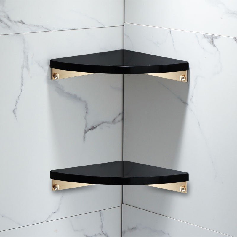 Étagère noir maroc pour salle de bain