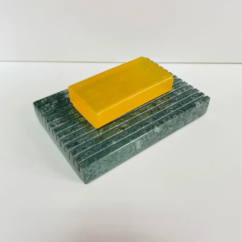 Porte-savon en marbre - Accessoire salle de bain luxe