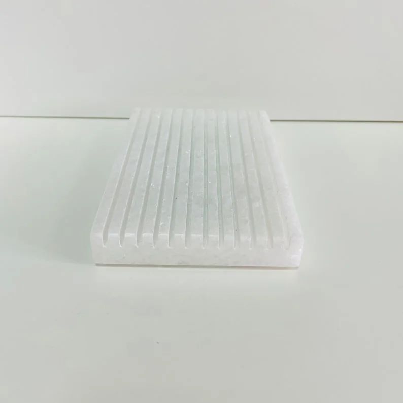 Porte-savon en marbre - Accessoire salle de bain maroc 