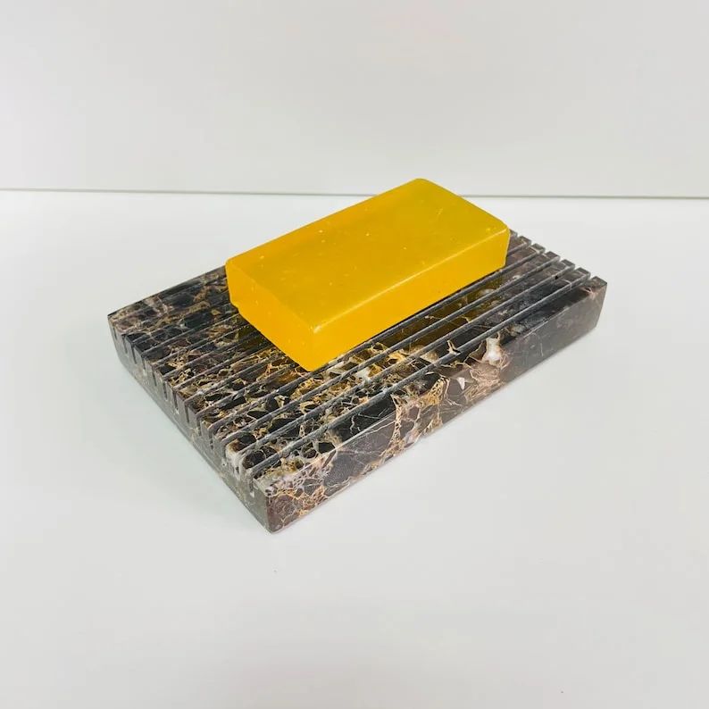 Porte-savon en marbre - Accessoire salle de bain
